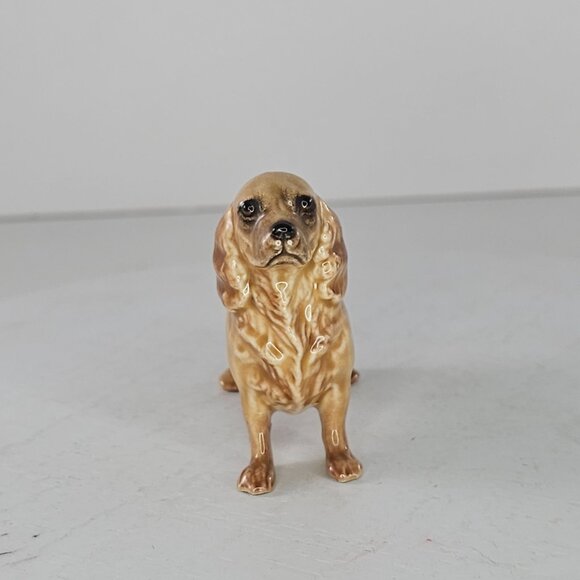 Vintage Hagen Renaker DW Cocker Spaniel His Nibs Figurine Ceramic Glossy *Repair - Picture 3 of 10